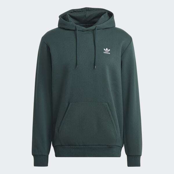 Felpa con cappuccio Adidas verde