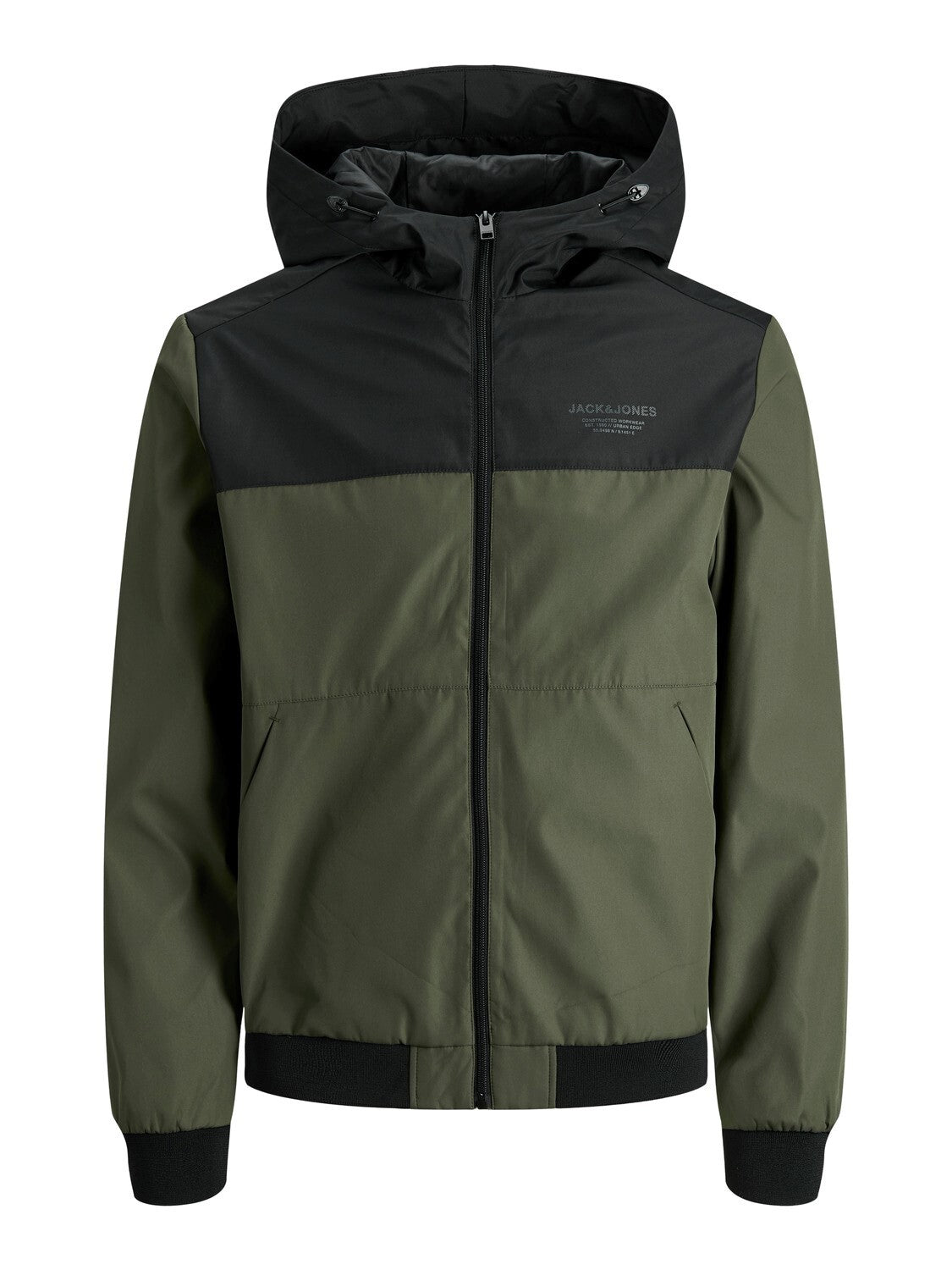 Giacca con cappuccio Jack&Jones verde