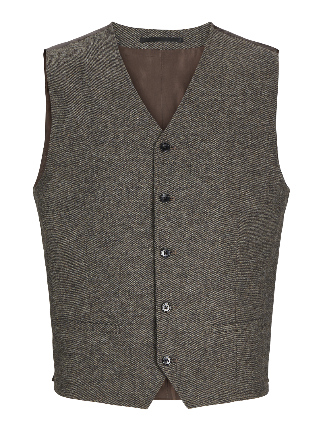 Gilet Slim Jack&Jones marrone
