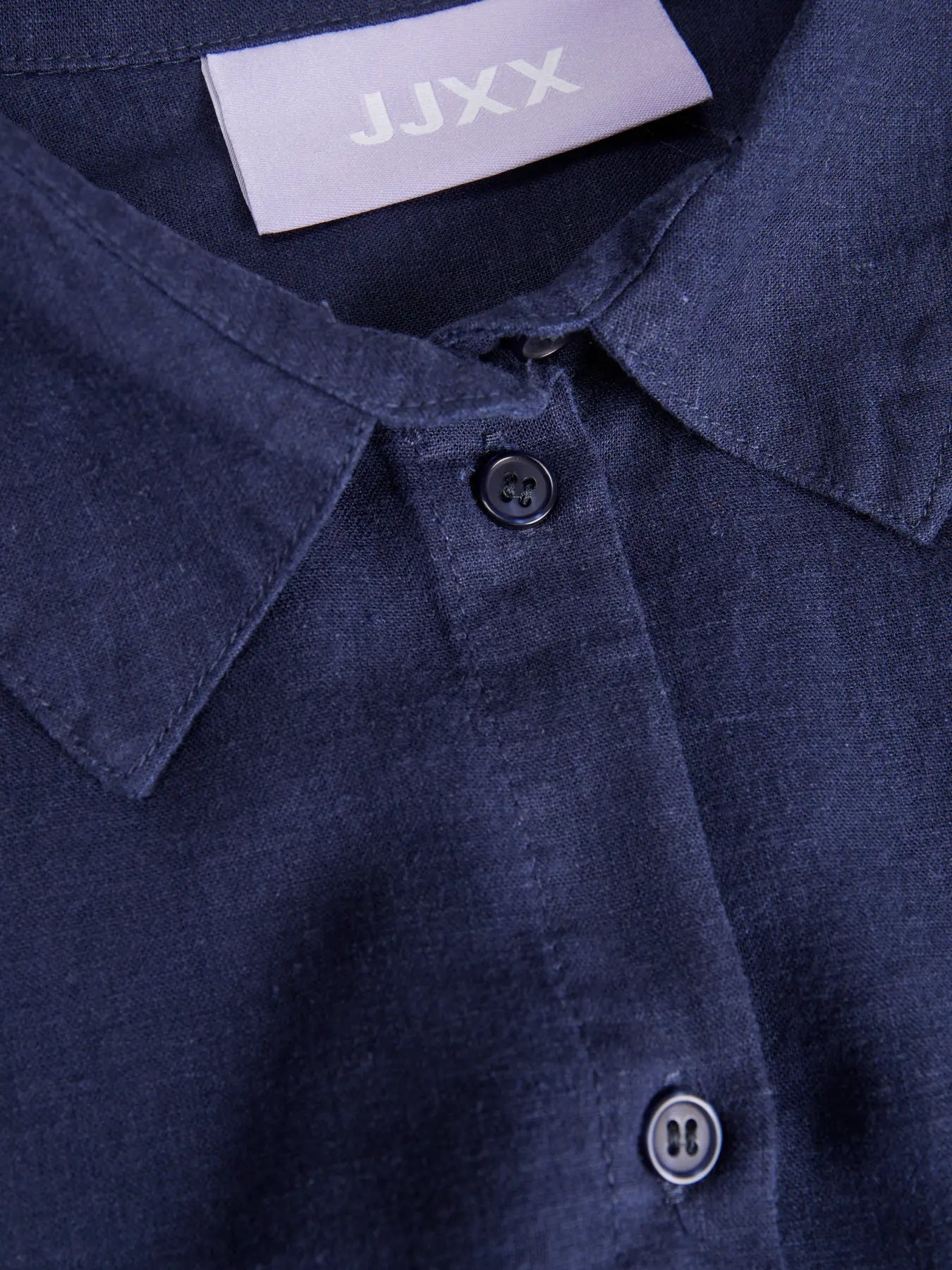 Camicia in lino JJXX blu