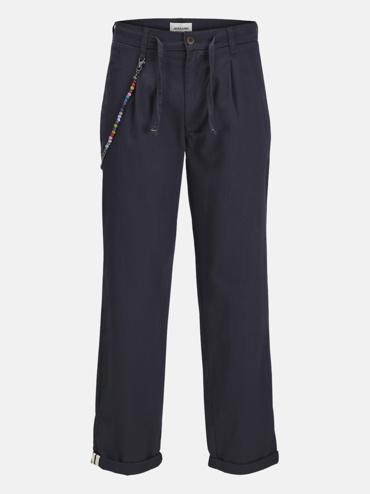 Pantalone Largo blu in cotone