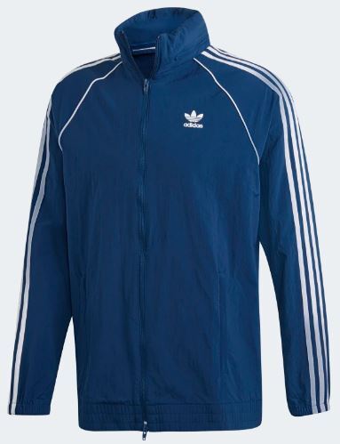 Giacca zip Adidas blu
