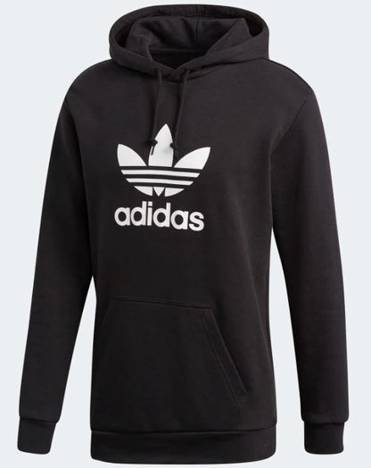 Felpa con cappuccio Adidas nero