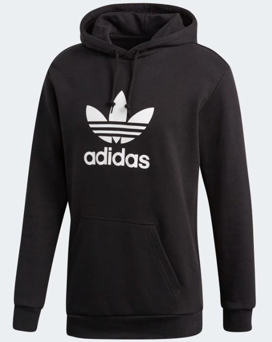 Felpa con cappuccio Adidas nero