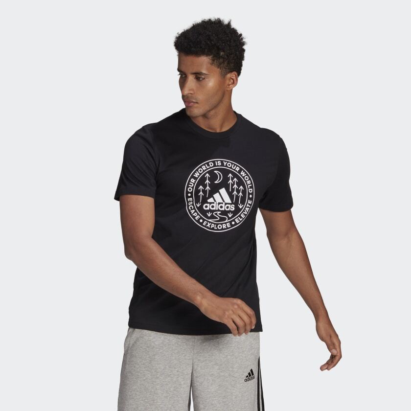 T-shirt Adidas nero