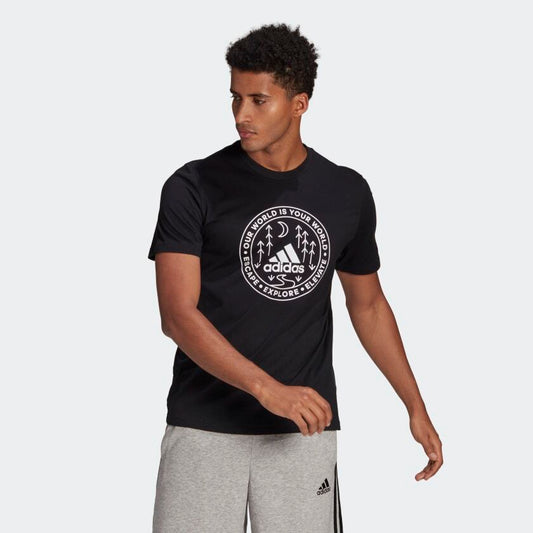 T-shirt Adidas nero