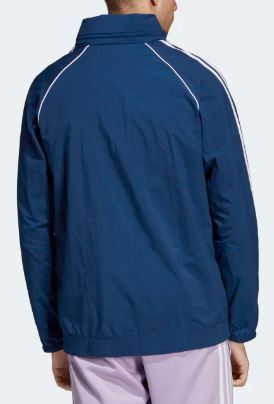 Giacca zip Adidas blu