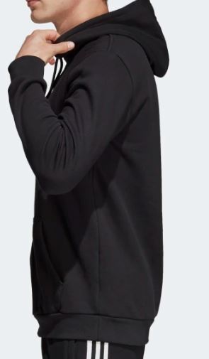 Felpa con cappuccio Adidas nero