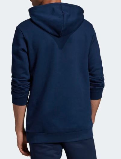 Felpa con cappuccio Adidas blu