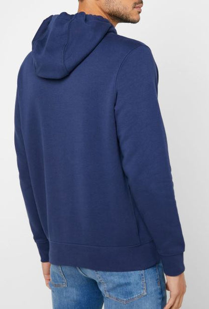 Felpa con cappuccio Nike blu