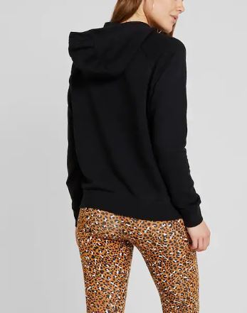 Felpa con cappuccio Nike nero