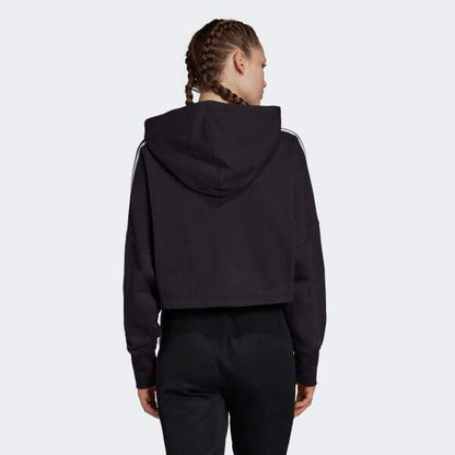 Felpa con cappuccio Adidas nero
