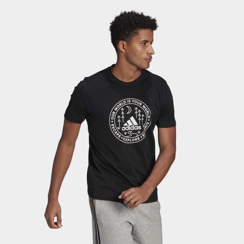 T-shirt Adidas nero