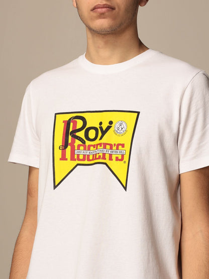 T-shirt Regular Roy Roger's bianco