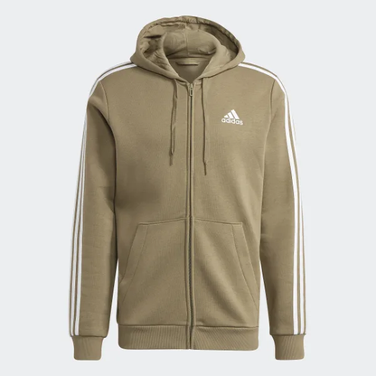 Giacca con cappuccio zip Adidas sabbia