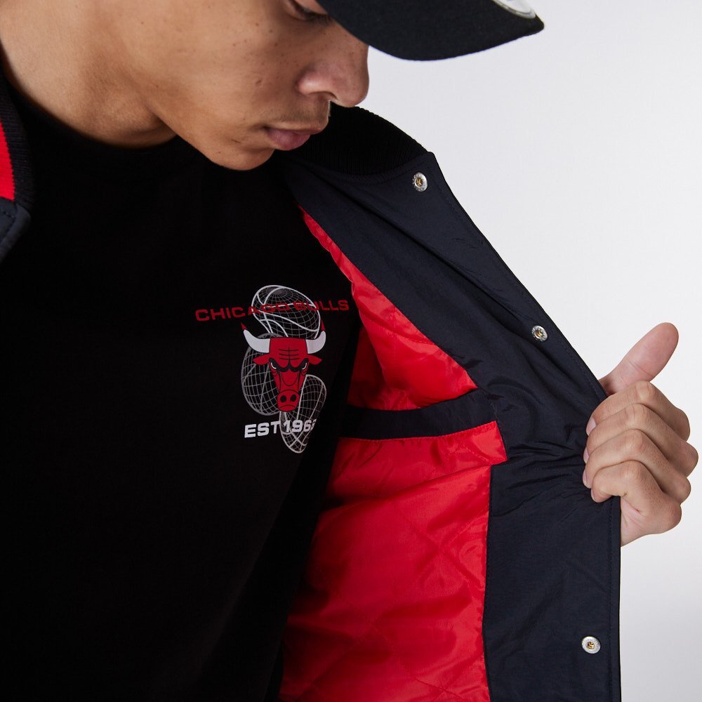 Giacca Chicago Bulls New Era nero