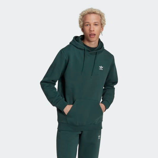 Felpa con cappuccio Adidas verde