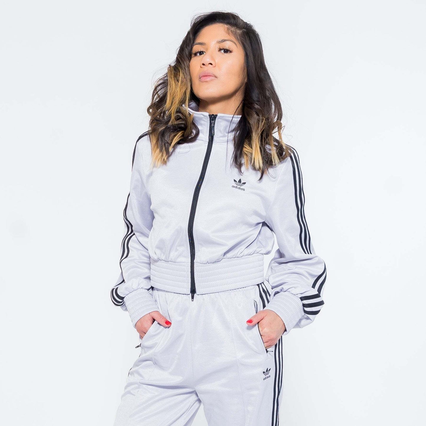 Giacca Adidas grigio