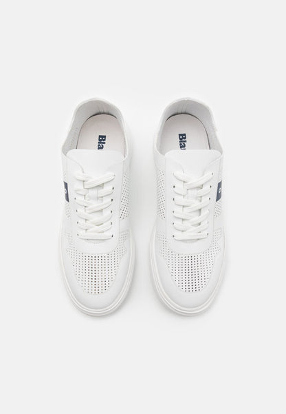 Sneakers Platform Blauer bianco