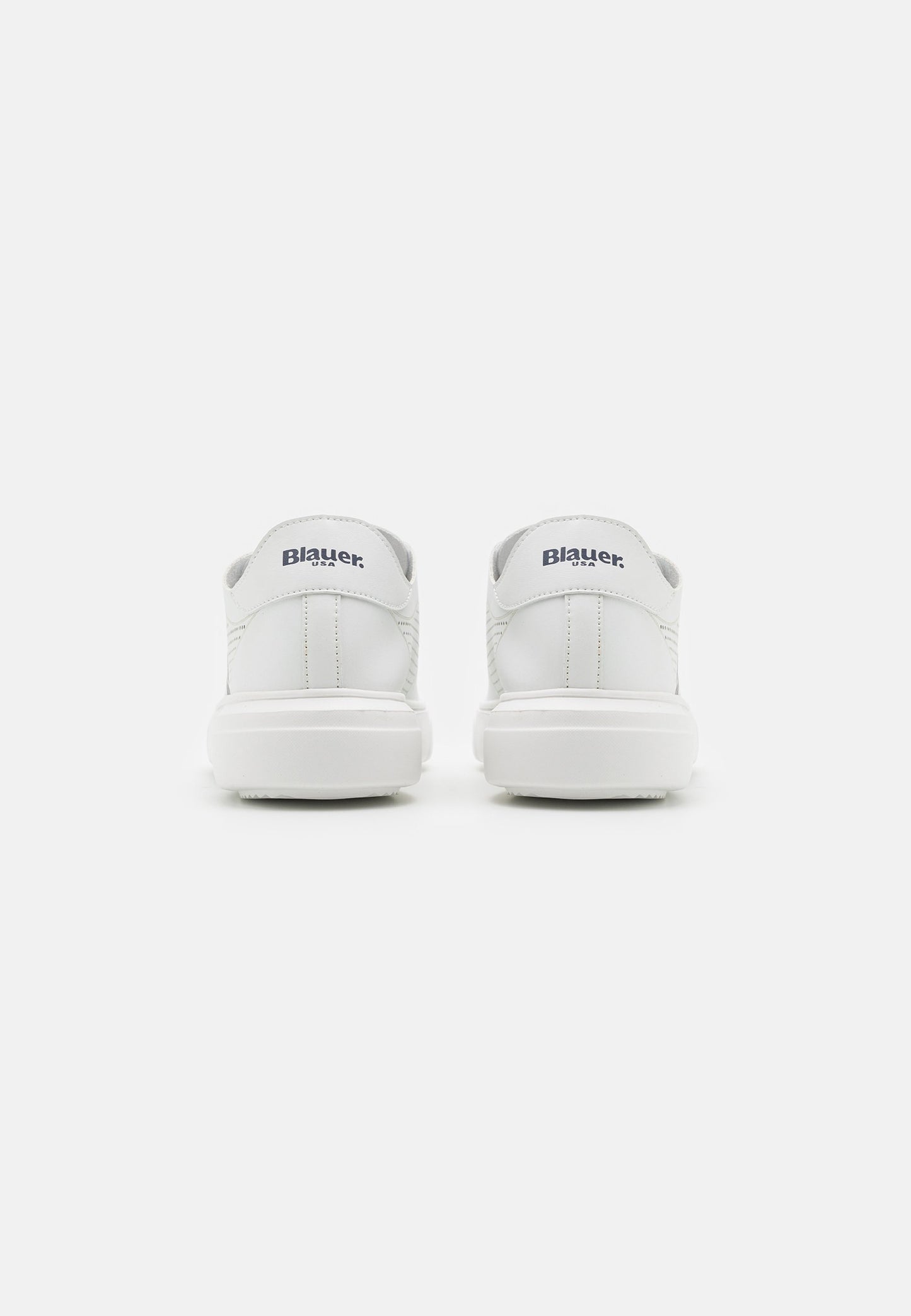 Sneakers Platform Blauer bianco