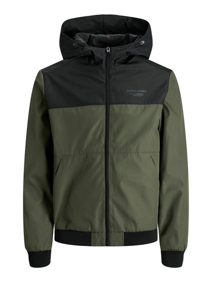 Giacca con cappuccio Jack&Jones verde
