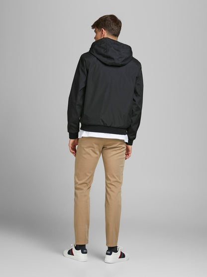 Giacca con cappuccio Jack&Jones nero