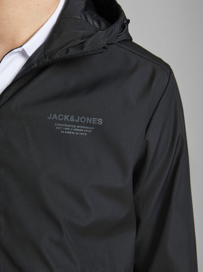 Giacca con cappuccio Jack&Jones nero