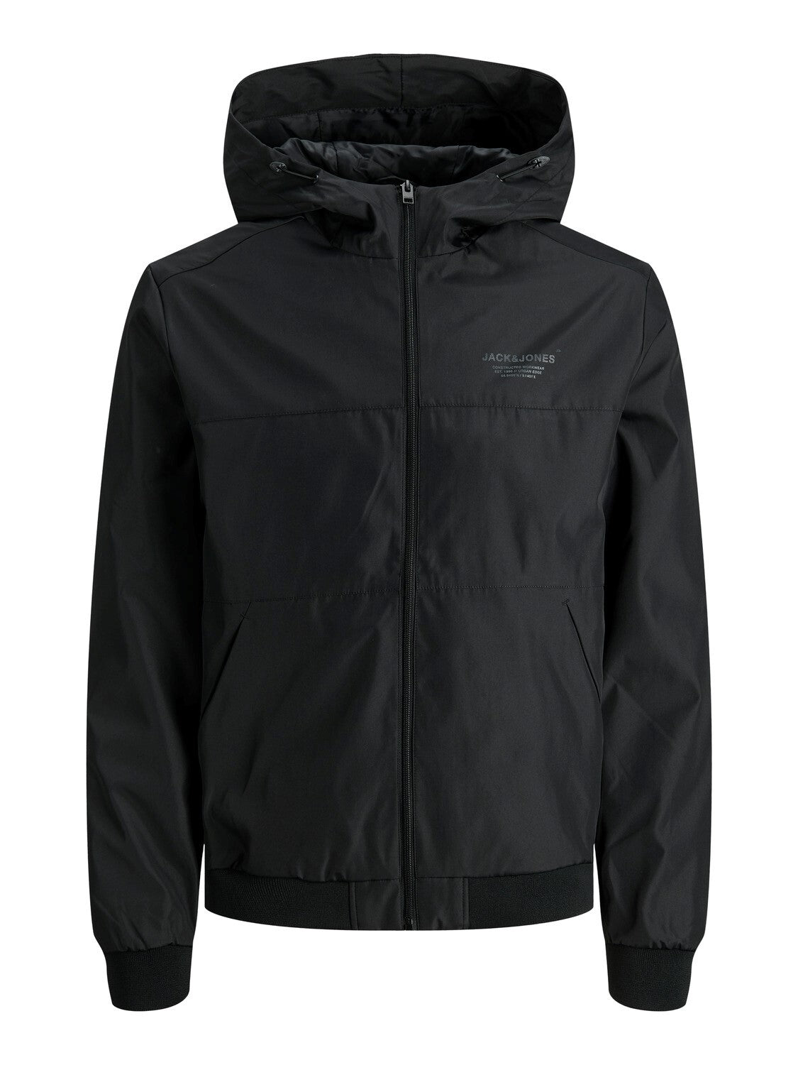 Giacca con cappuccio Jack&Jones nero