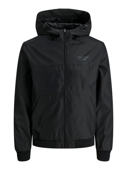 Giacca con cappuccio Jack&Jones nero
