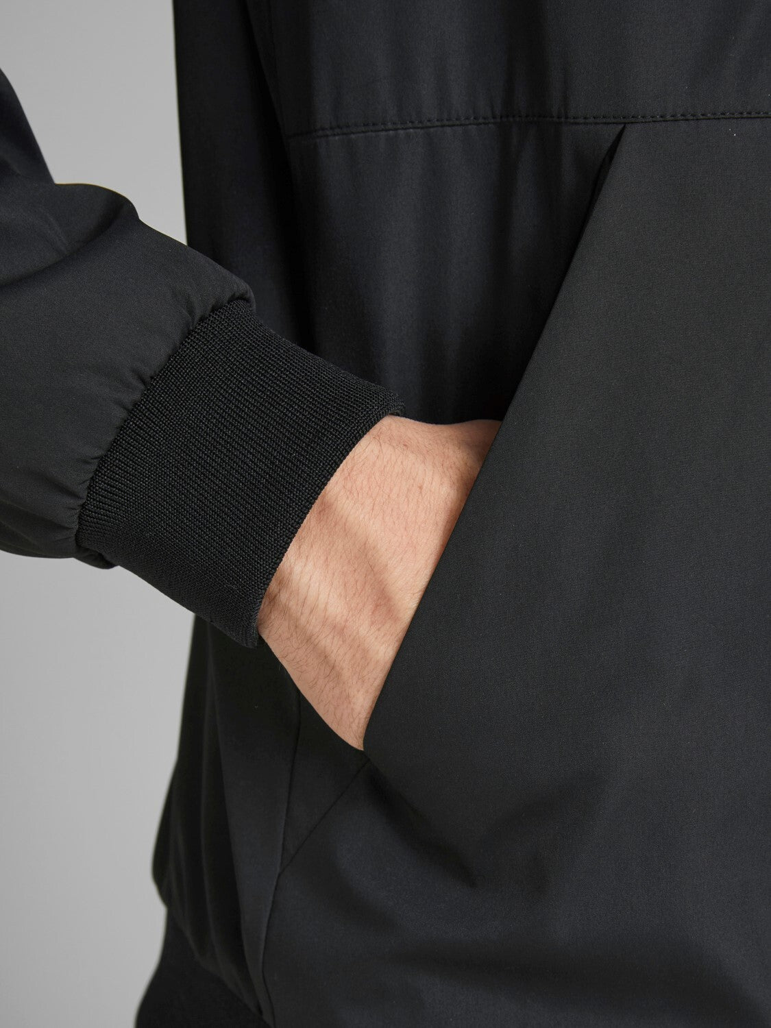 Giacca con cappuccio Jack&Jones nero