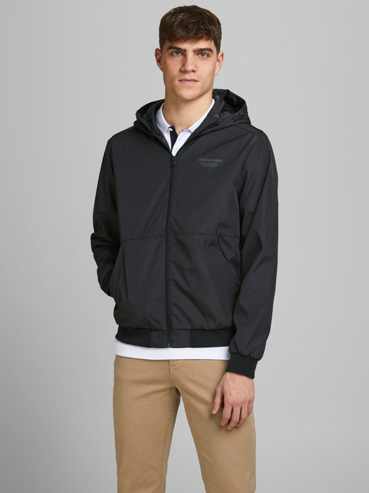 Giacca con cappuccio Jack&Jones nero