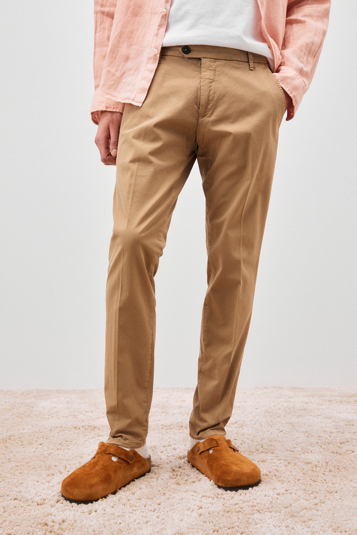 Pantalone Slim Roy Roger's beige