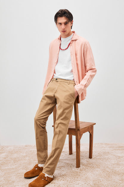 Pantalone Slim Roy Roger's beige