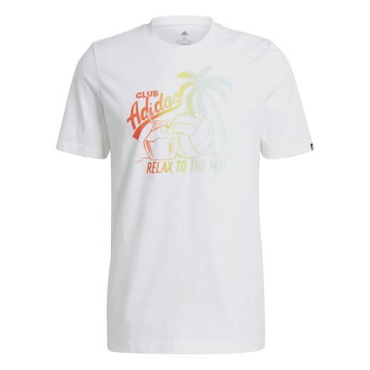 T-shirt Adidas bianco