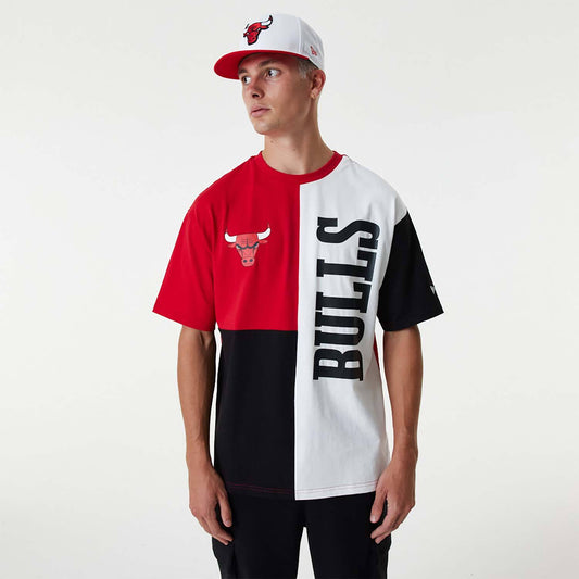 T-shirt Chicago Bulls New Era rosso
