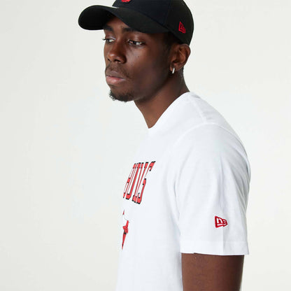 T-shirt Chicago Bulls New Era bianco
