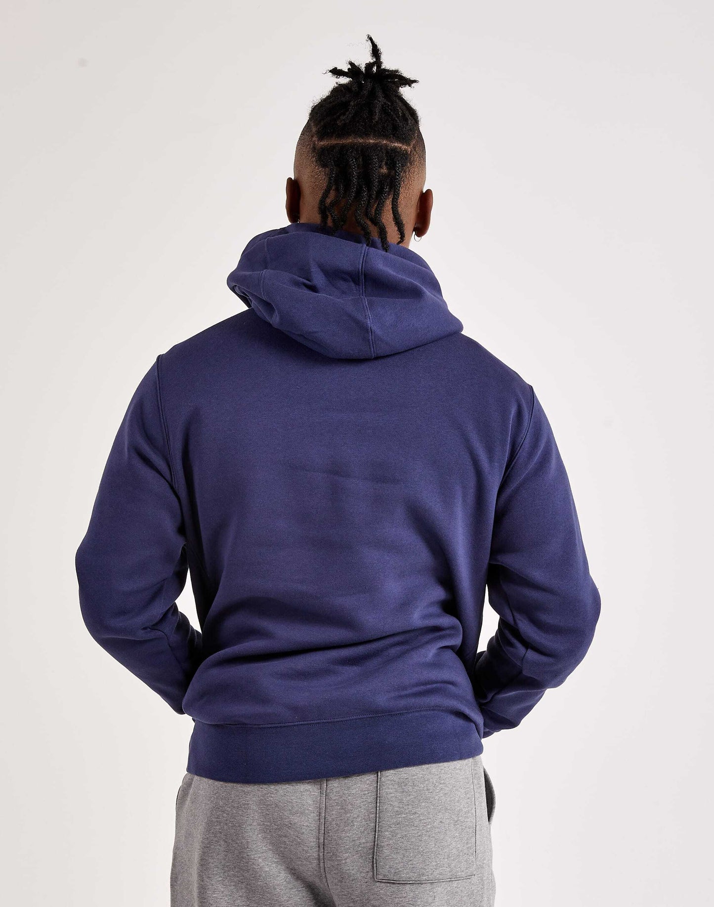 Felpa con cappuccio felpata Nike blu