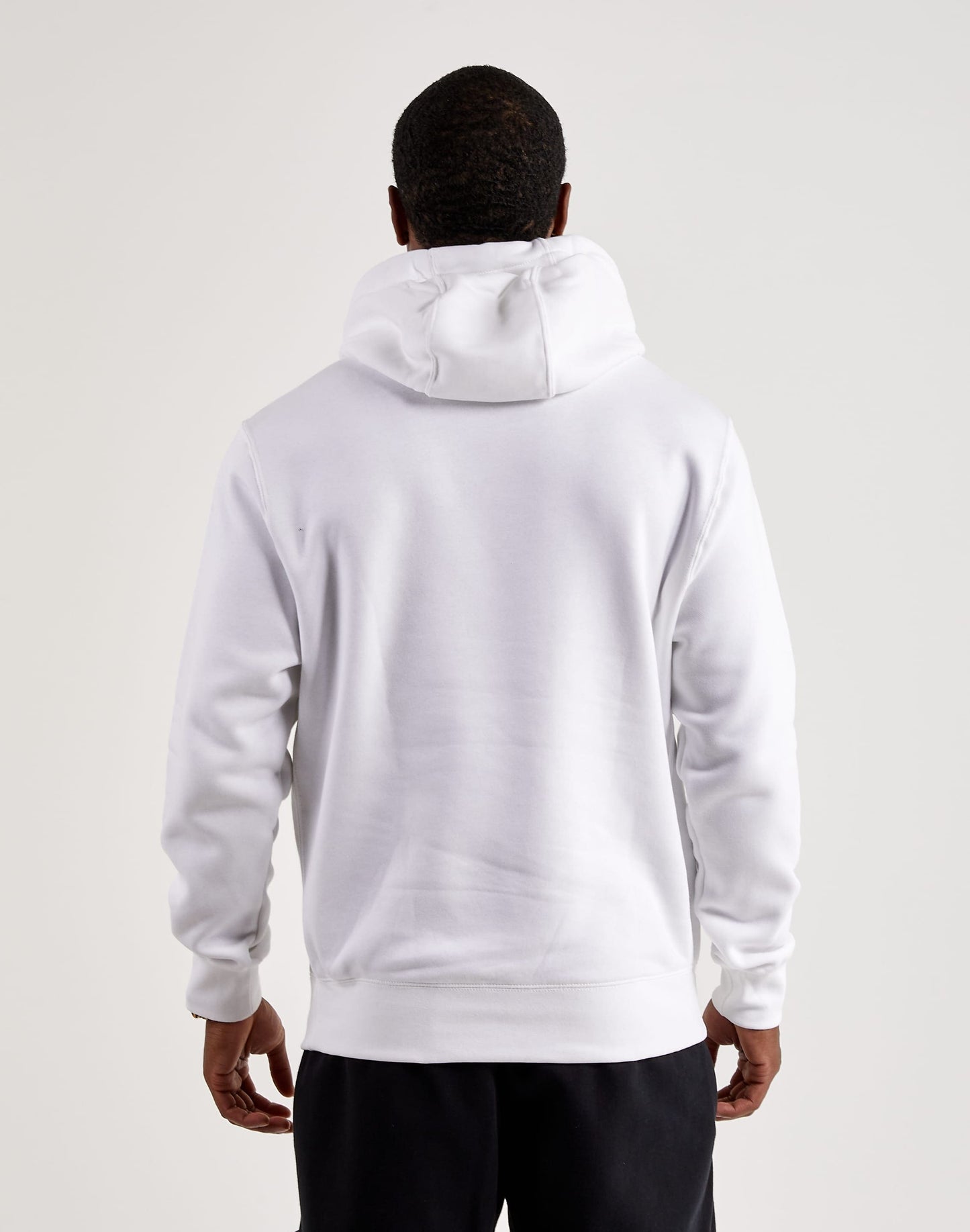 Felpa con cappuccio felpata Nike bianco