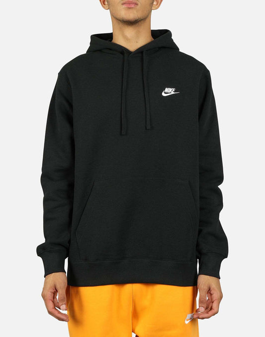 Felpa con cappuccio felpata Nike nero