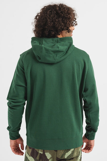 Felpa con cappuccio Nike verde