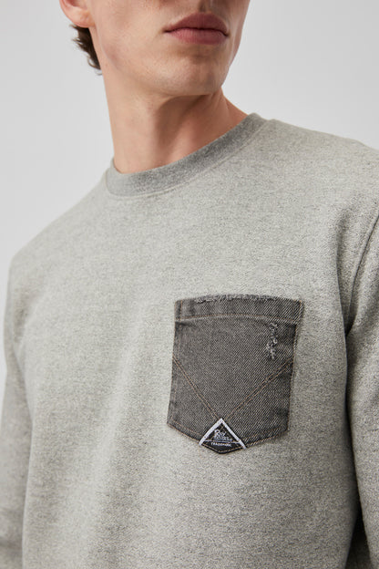 Jeans Regular felpata Roy Roger's grigio