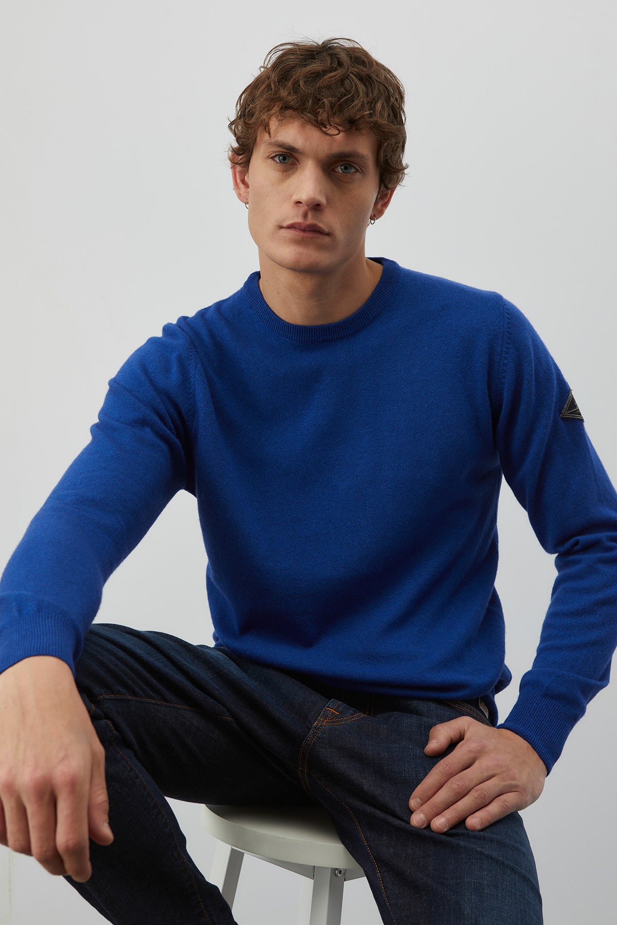 Maglione Regular Roy Roger's blu