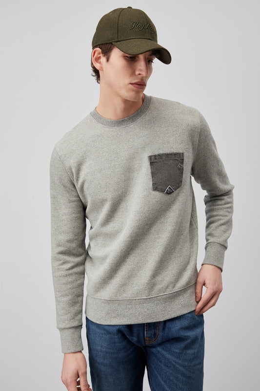 Jeans Regular felpata Roy Roger's grigio