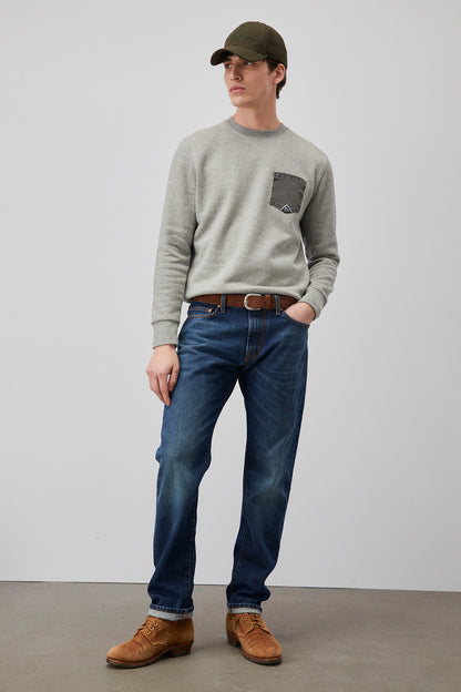 Jeans Regular felpata Roy Roger's grigio