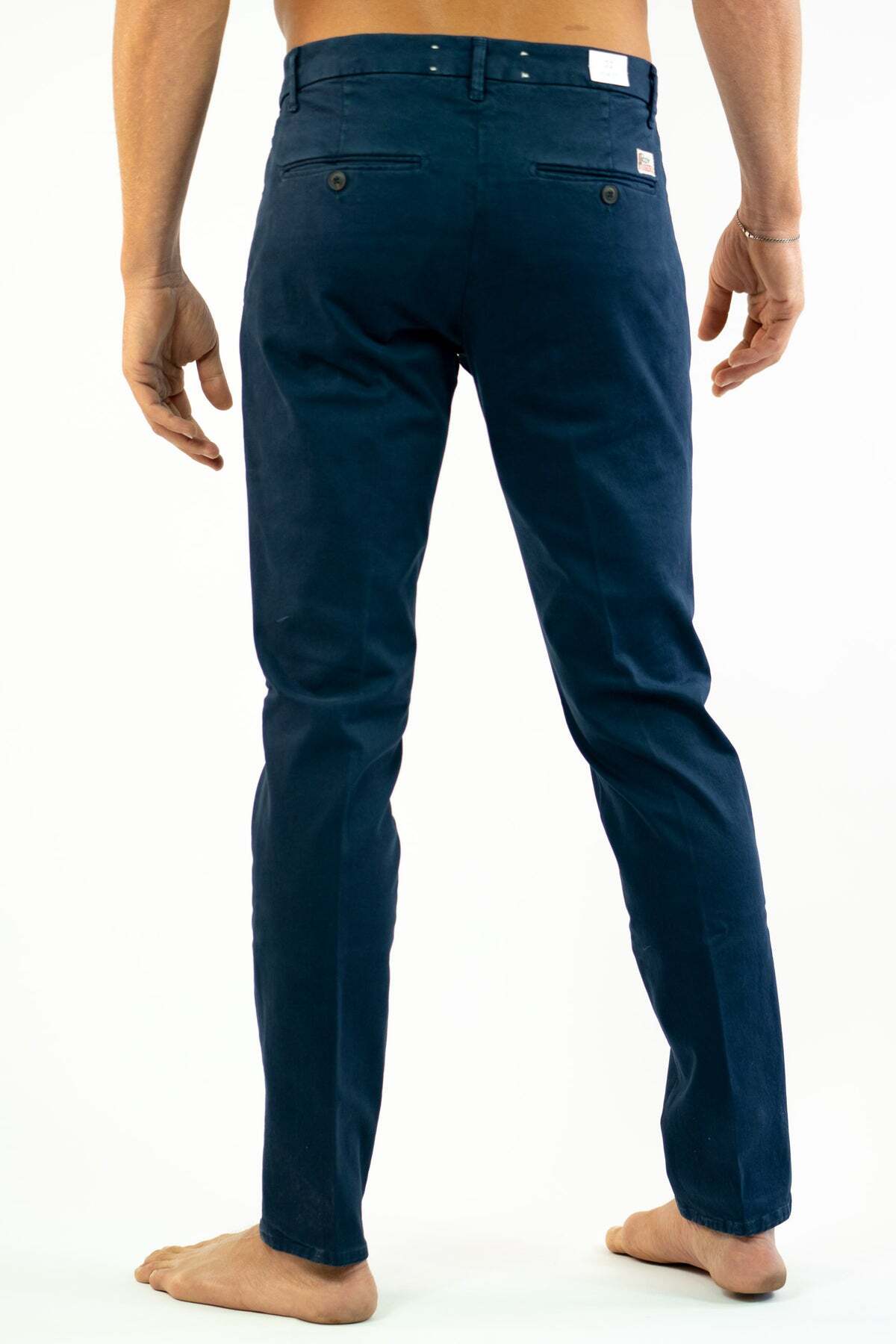 Pantaloni Slim Roy Roger's blu