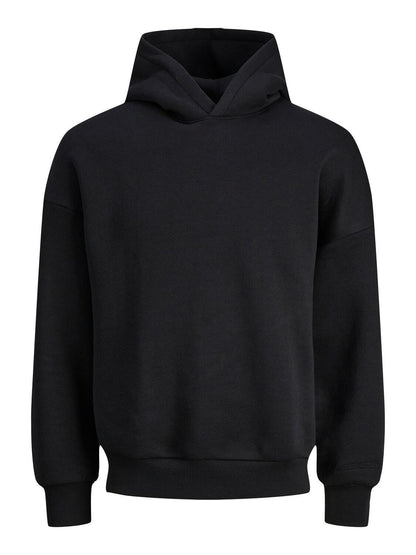 Felpa Loose con cappuccio Jack&Jones nero