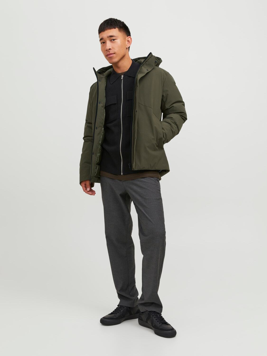 Giacca con cappuccio Jack&Jones verde
