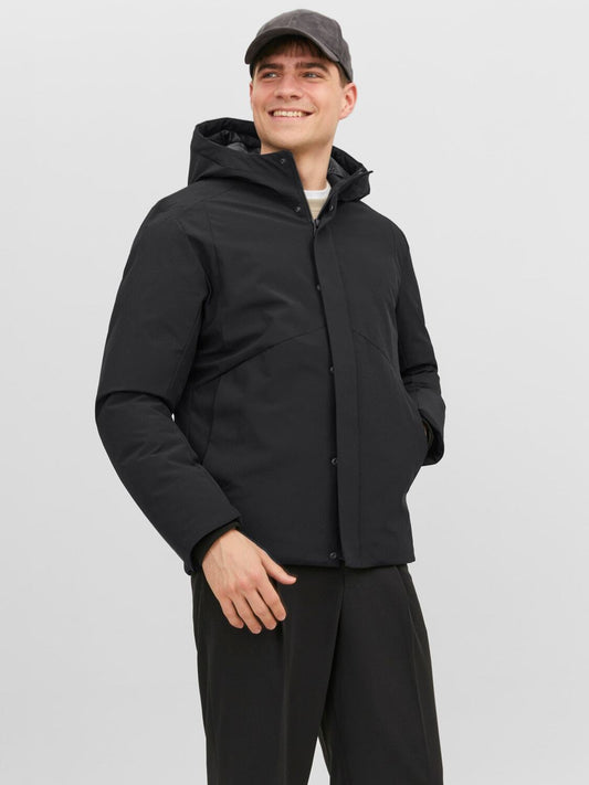 Giacca con cappuccio Jack&Jones nero