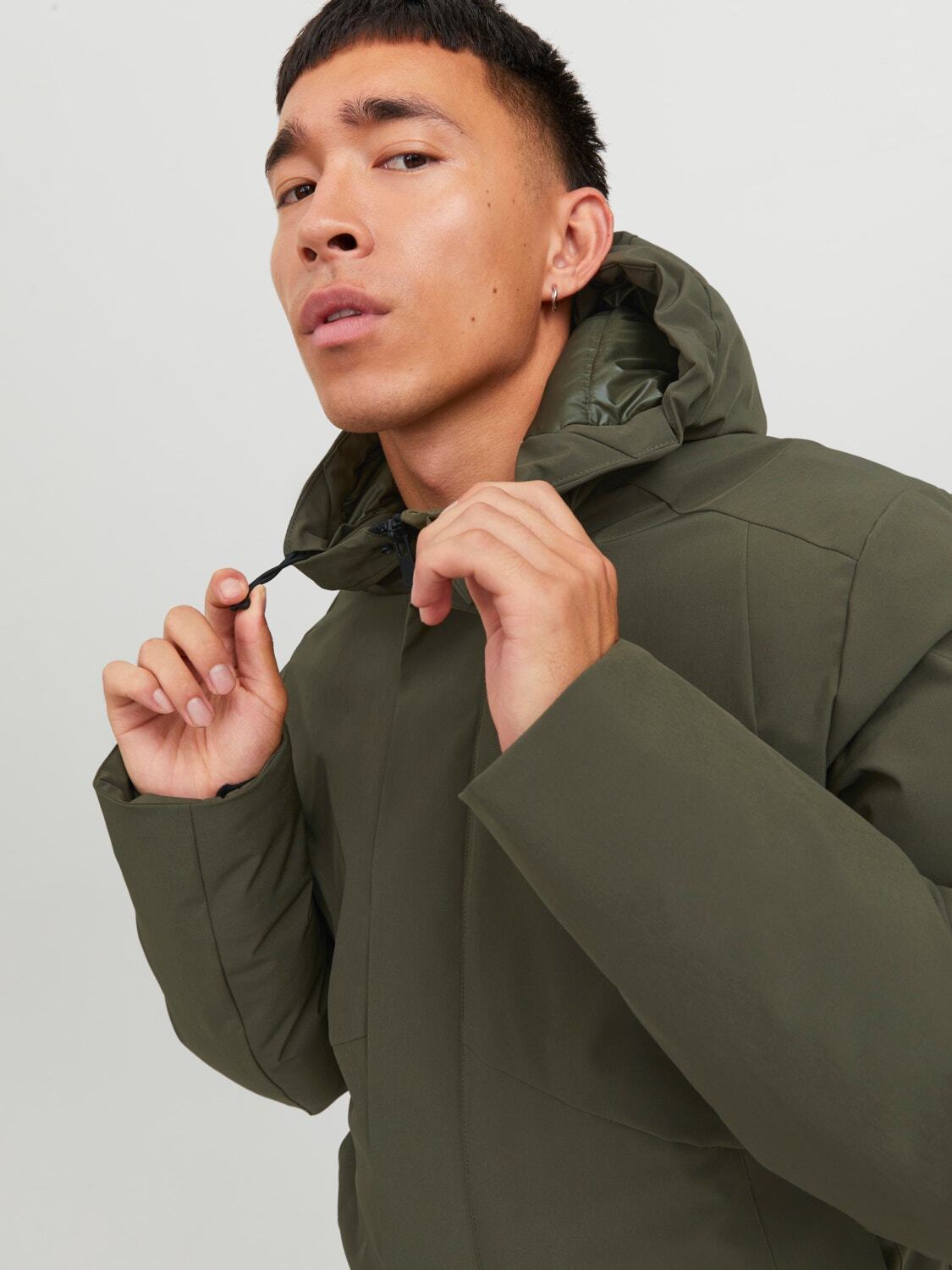 Giacca con cappuccio Jack&Jones verde