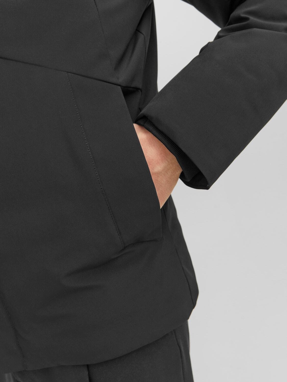 Giacca con cappuccio Jack&Jones nero